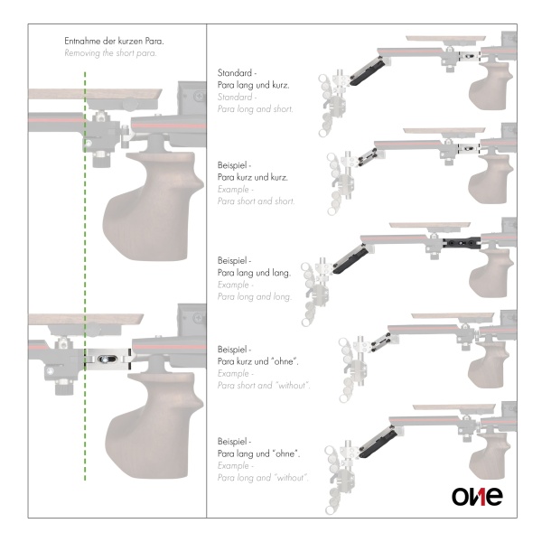 Anschütz ONE Parallelverstellung Set - lang