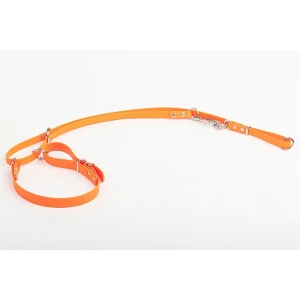 Heim Jagdleinesystem aus Biothane (Ablaufleine) 45cm Halsumfang verstellbar