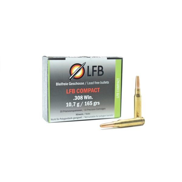 Jagdmunition LFB Compact .308 Win. 10.7g Bleifrei