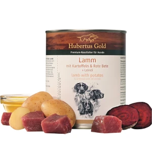 Hubertus Gold Lamm mit Kartoffeln & Rote Bete