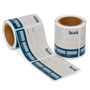 Lava Etiketten für Folien
