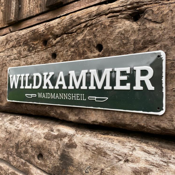 Wildkammer Schild