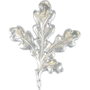 Eichenlaub für Keilerabdeckung Zinn 8 Stk.