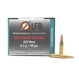 Jagdmunition LFB 3 Band Classic .223 Rem. 3.1g bleifrei