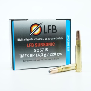 Jagdmunition LFB Subsonic 8x57 IS TMFK HP 14.3g