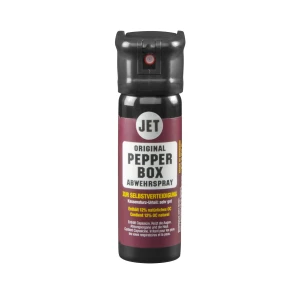 Pfefferspray Pepper-Box gross mit Strahl und Flip-Top Kappe