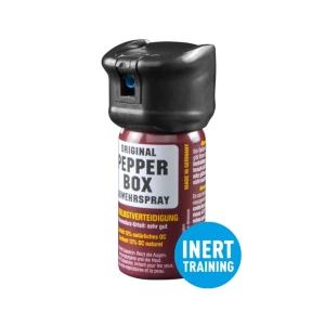 Pfefferspray Pepper-Box klein 40 ml mit Flip Top für Training mit Nebel
