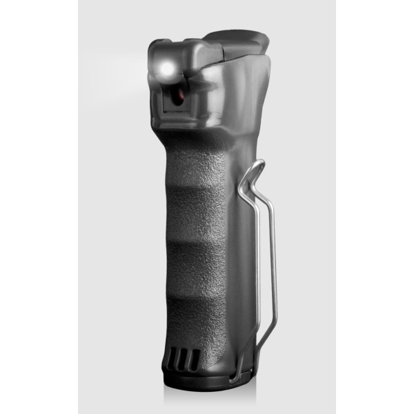 Pfefferspray Pepper-Box Super Garant Stahlclip Jet mit LED Lampe