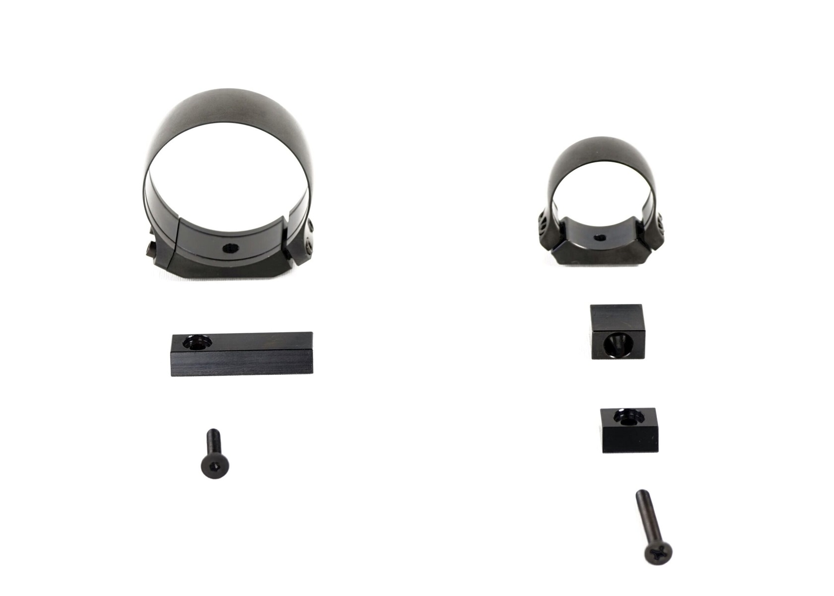 Reineke Komplettmontage gekröpft mit Ringmontage - 48 mm Vorderring & 30 mm Hinterring