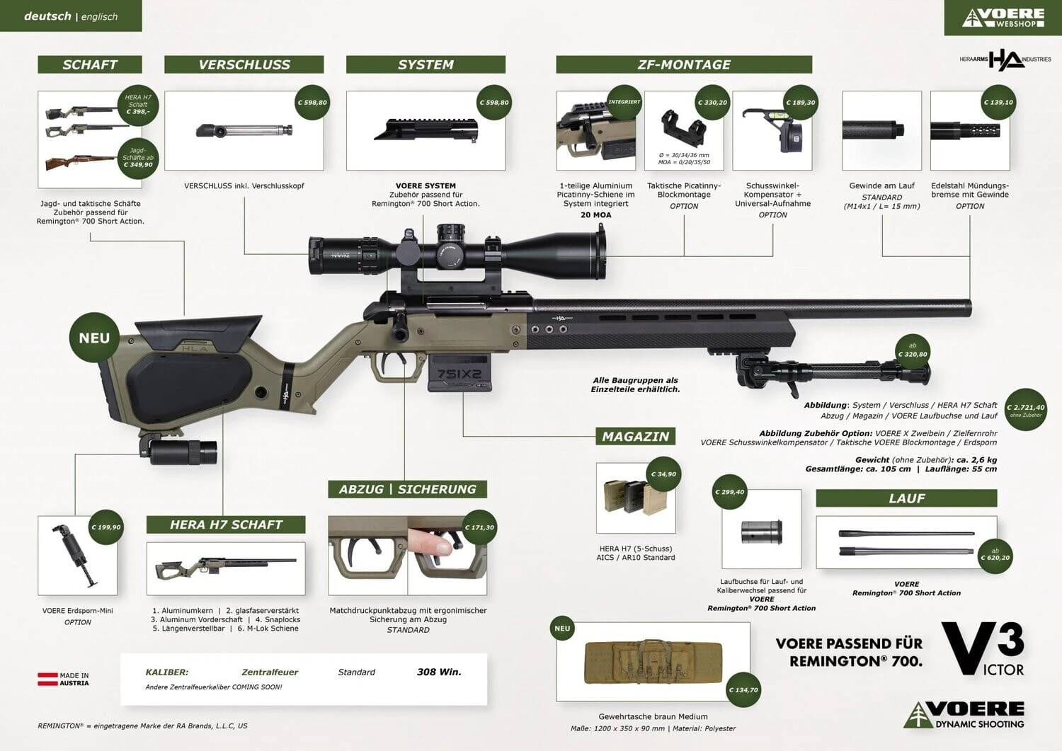Jagdbüchse Voere Victor 3 - Jagd - Hera-Arms-Edition