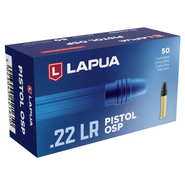 Munition Lapua .22 lr. Pistol OSP 2.6g