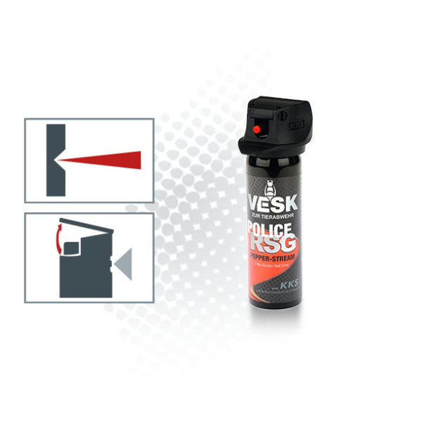 Pfefferspray VESK RSG Police 63 ml Weitstrahl