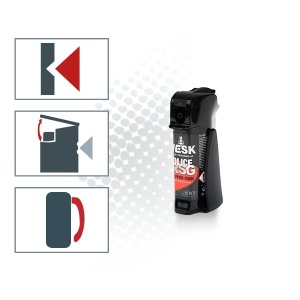 Pfefferspray VESK RSG Police Pocket mit Clip 20 ml Breitstrahl