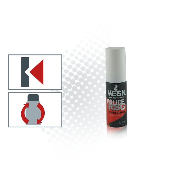 Pfefferspray VESK RSG Police Pocket Nachfülldose 30 ml Breitstrahl