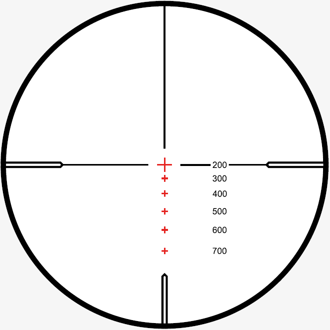 Hawke Zielfernrohr VANTAGE 30 WA 4-12x42 6.5 Creedmoor Marksmann (12x)