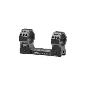 MAK Promont Blockmontage für Picatinny mit Hebel Ø30mm, 0 MOA, BH 17mm