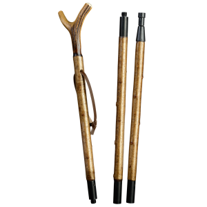 Gastrock Zielstock mit Hirschhorngabel (dreiteilig)