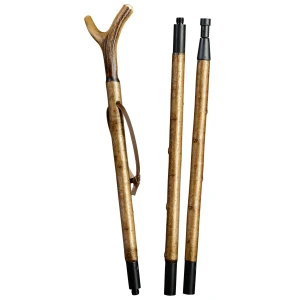 Gastrock Zielstock mit Hirschhorngabel (dreiteilig)