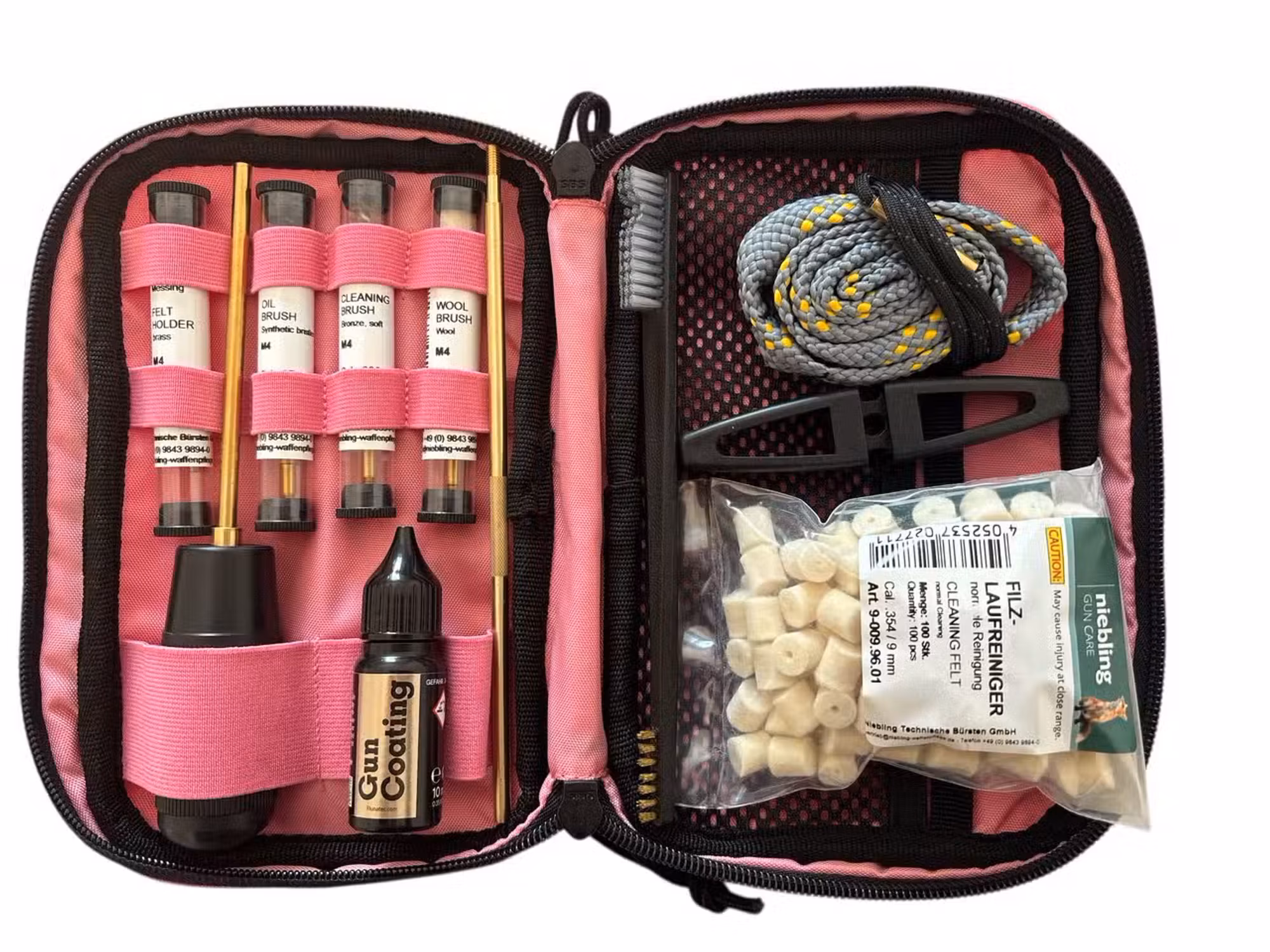 Fluna Field Care Set Pink 9mm (Reinigungs-Komplettset)
