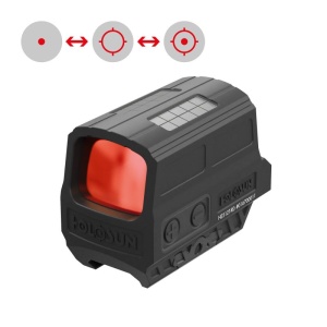 Holosun Reflexvisier HE512T-RD mit rotem Wechselabsehen: 2MOA Dot & 65MOA Circledot