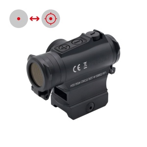 Holosun Reflexvisier HS515G-M-RD mit rotem Wechselabsehen: 2MOA Dot & 65MOA Circledot