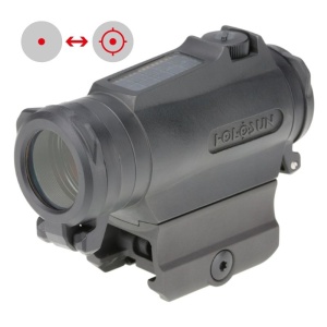 Holosun Reflexvisier HE515C-T-RD mit rotem Wechselabsehen: 2MOA Dot & 65MOA Circledot