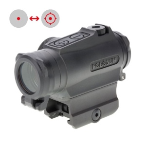 Holosun Reflexvisier HE515G-T-RD mit rotem Wechselabsehen: 2MOA Dot & 65MOA Circledot
