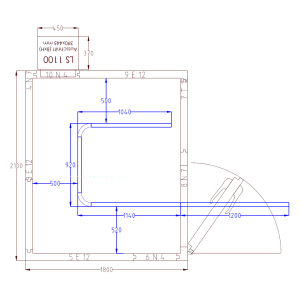 Widlkühlzelle 2100 x 1800 x 2110 mm (BxTxH) inkl. Seitenwandkühlung (Sonderanfertigung mit 50% Rabatt!)