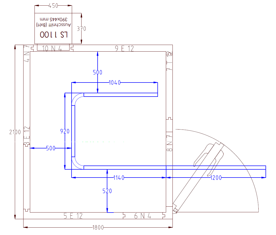 Widlkühlzelle 2100 x 1800 x 2110 mm (BxTxH) inkl. Seitenwandkühlung (Sonderanfertigung mit 50% Rabatt!)