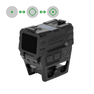 Holosun Reflexvisier AEMS-PRO-X2-GR mit grünem Wechselabsehen: 2MOA Dot & 65MOA Circledot