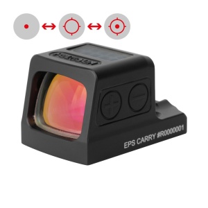 Holosun Reflexvisier EPS-CARRY-RD-MRS mit rotem Wechselabsehen: 2MOA  Dot, 32MOA Circledot & 32MOA Circle