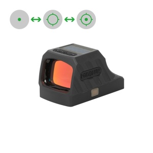 Holosun Reflexvisier SCS-320-GR mit grünem Wechselabsehen: 2MOA Dot & 32MOA Circledot