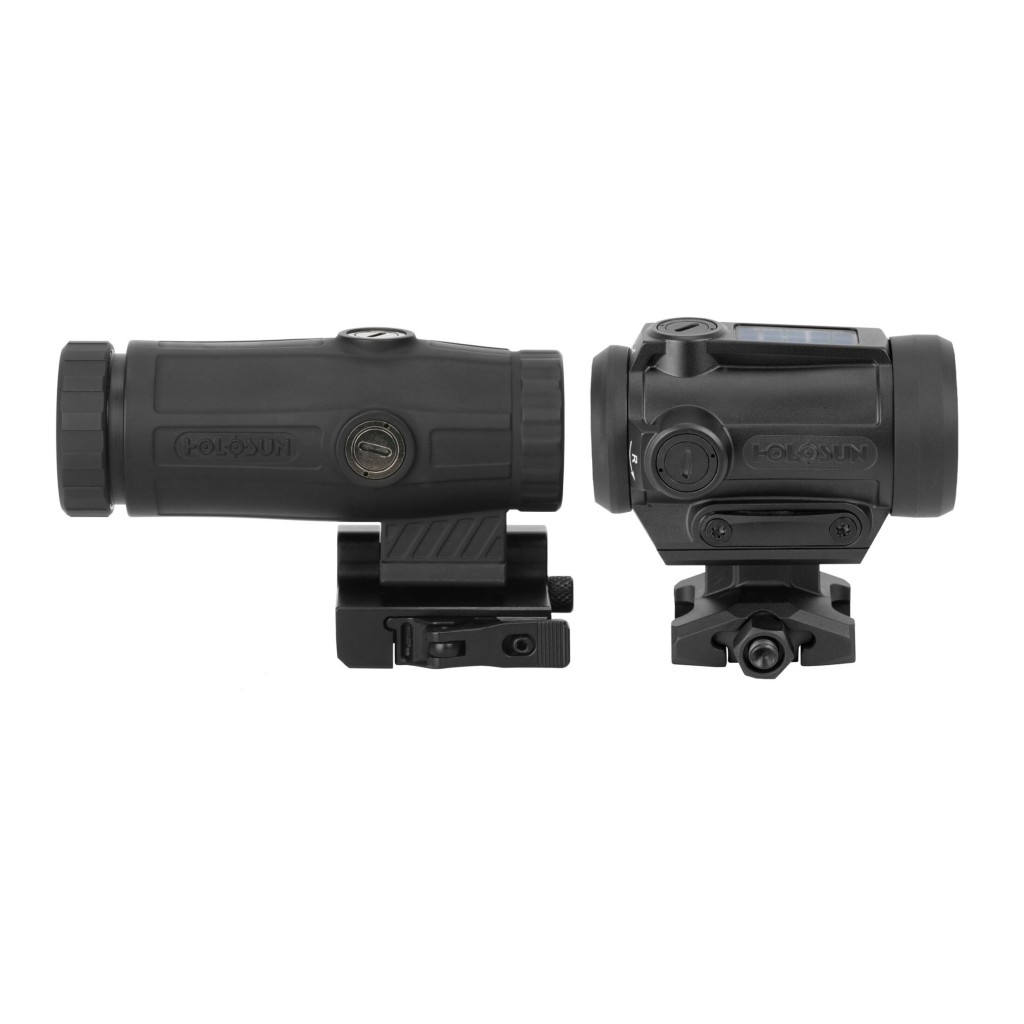 Holosun Set, Reflexvisier, Modell ARO-RD-2 mit rotem 2MOA Dot und Magnifier HM3X