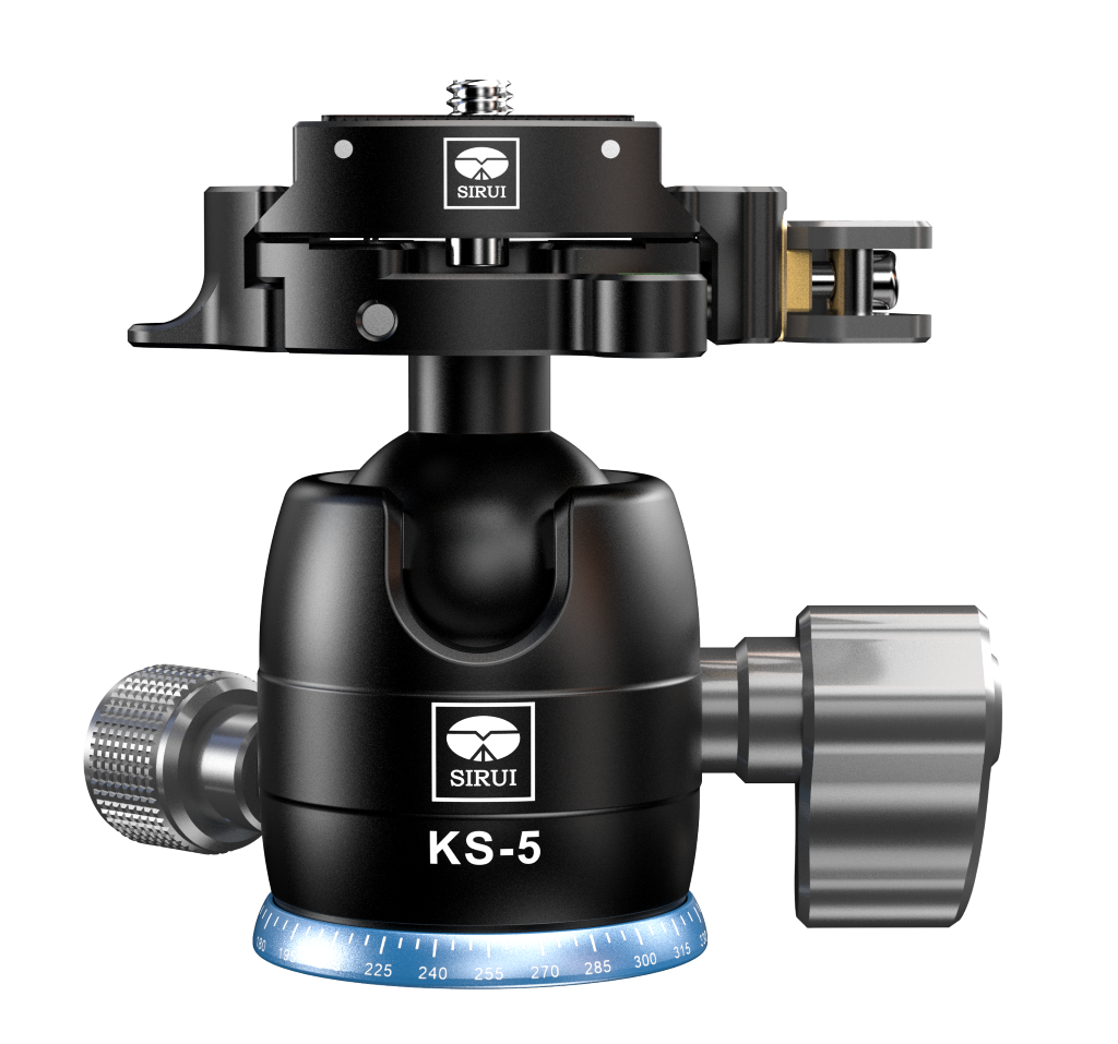 Sirui KS-5 Low Gravity QR Ball Head with Panning Arca-Type Plate
