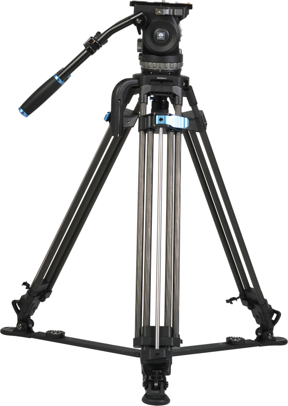 Sirui Twin-Leg Video Tripod 100mm Half-Bowl + VHS18 Professional Fluid Head